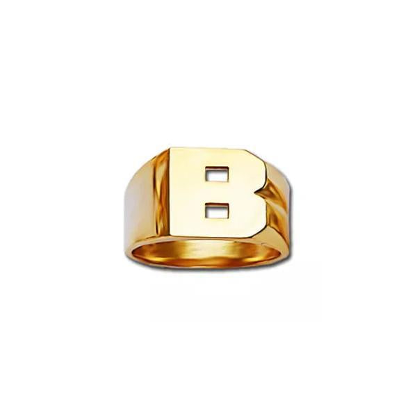 10k Yellow Gold diamond B initial pendant with crown – Monica Jewelers